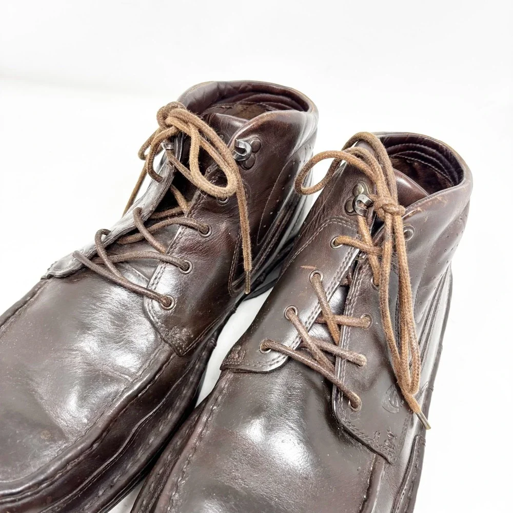 Red Wings 4613 Mens Dark Brown Leather Moc Toe Chukka Boots 13EE Extra Wide